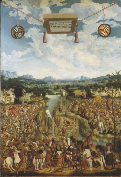 Manlius Torquatus Fighting a Gaul by Ludwig Refinger